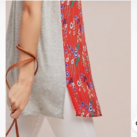 Anthropologie Tint Floral Tank NWOT - Picture 2 of 8